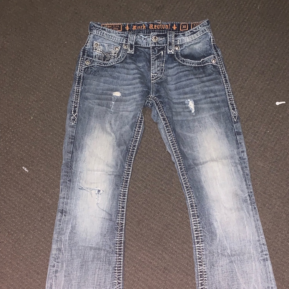 Rock Revival Kasper Slim Boot Jeans Size 30